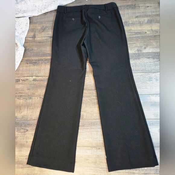 LOFT Petites Marisa Trouser black slacks modern fit size 8p 8 p - Picture 2 of 10